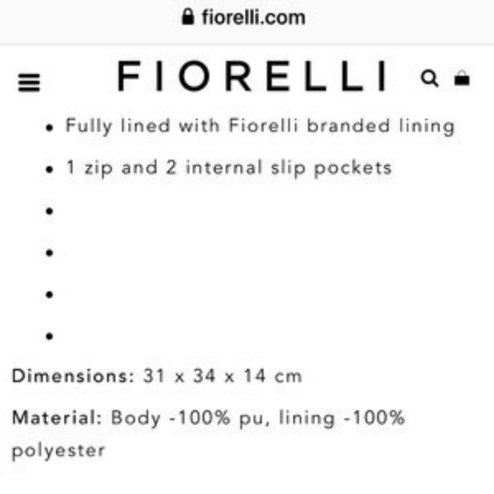 Fiorelli backpack - Picture 7 of 7